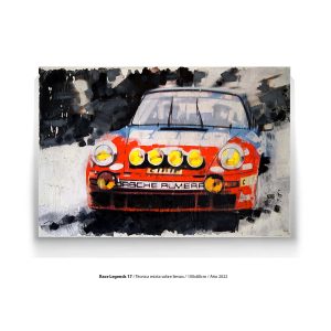 Porsche 911 Rally - Carlos Carrasco Art