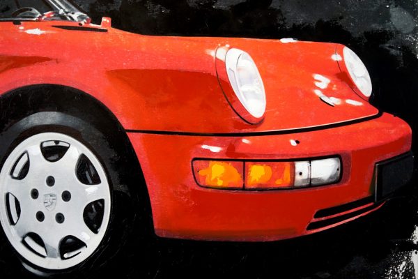 Porsche 911 Cabrio - Carlos Carrasco Art